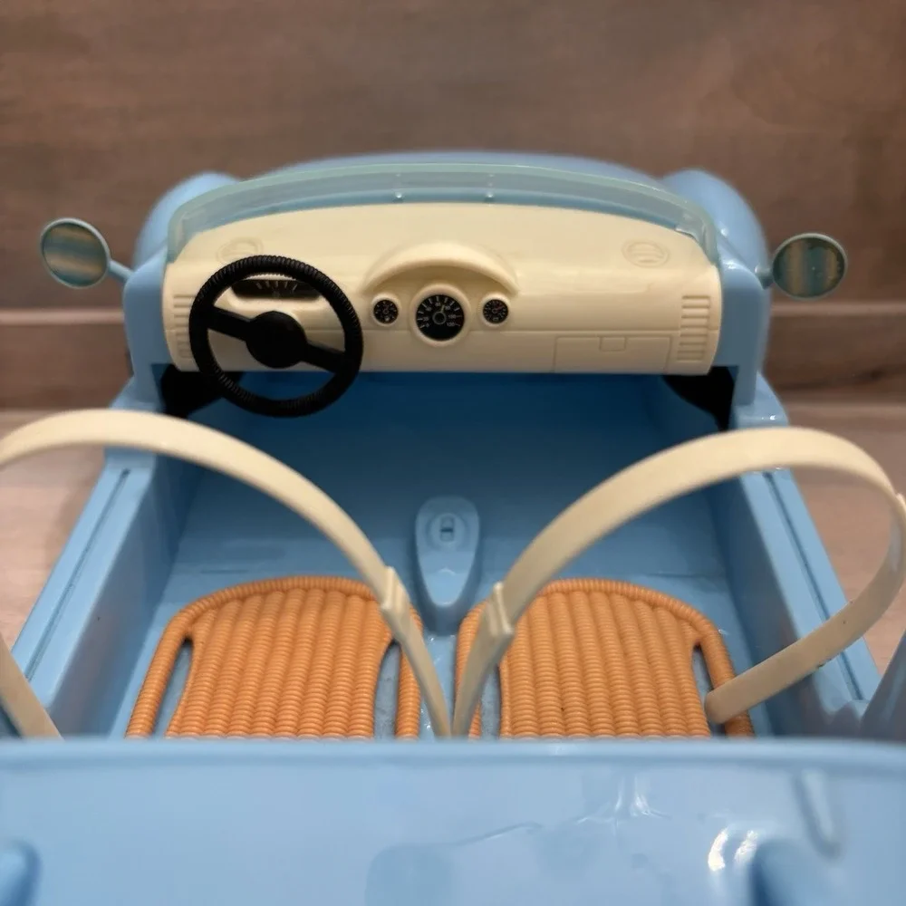 Barbie Beach Car‎ 2006 Glam Cruiser Blue Convertible Sports Car Mattel No Basket